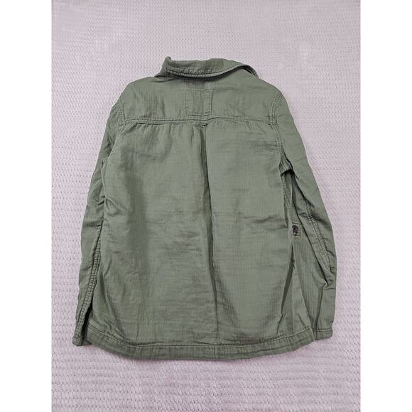 American Eagle Shirt Womens Medium Green Button Front Outdoor Hiking Gorpcore - Picture 6 of 7